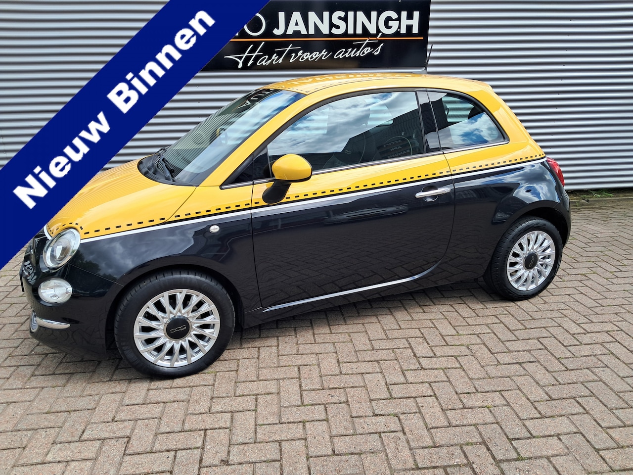 Fiat 500 - 0.9 TwinAir Turbo Lounge | Airco | LM Velgen | Navigatie | Ndl auto | Unieke kleurstelling - AutoWereld.nl
