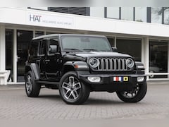 Jeep Wrangler Unlimited - 4xe 380 Sahara I Sky One I 4 JAAR GARANTIE I NW. MODEL