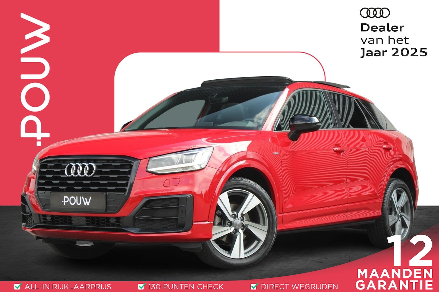 Audi Q2 - 35 TFSI 150pk S-tronic CoD Sport S Line Edition | Panoramadak | Stoelverwarming Voor | Cru - AutoWereld.nl