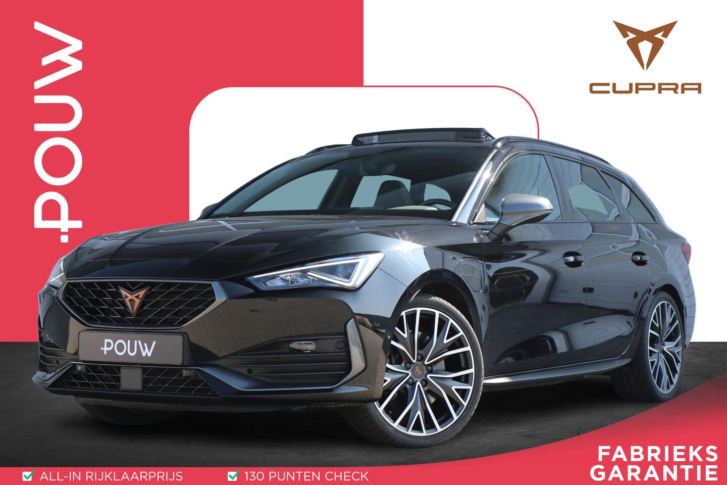 CUPRA Leon Sportstourer - 1.4 e-Hybrid 245pk DSG VZ Performance Limited | Panoramadak | Achteruitrijcamera | Elektri - AutoWereld.nl