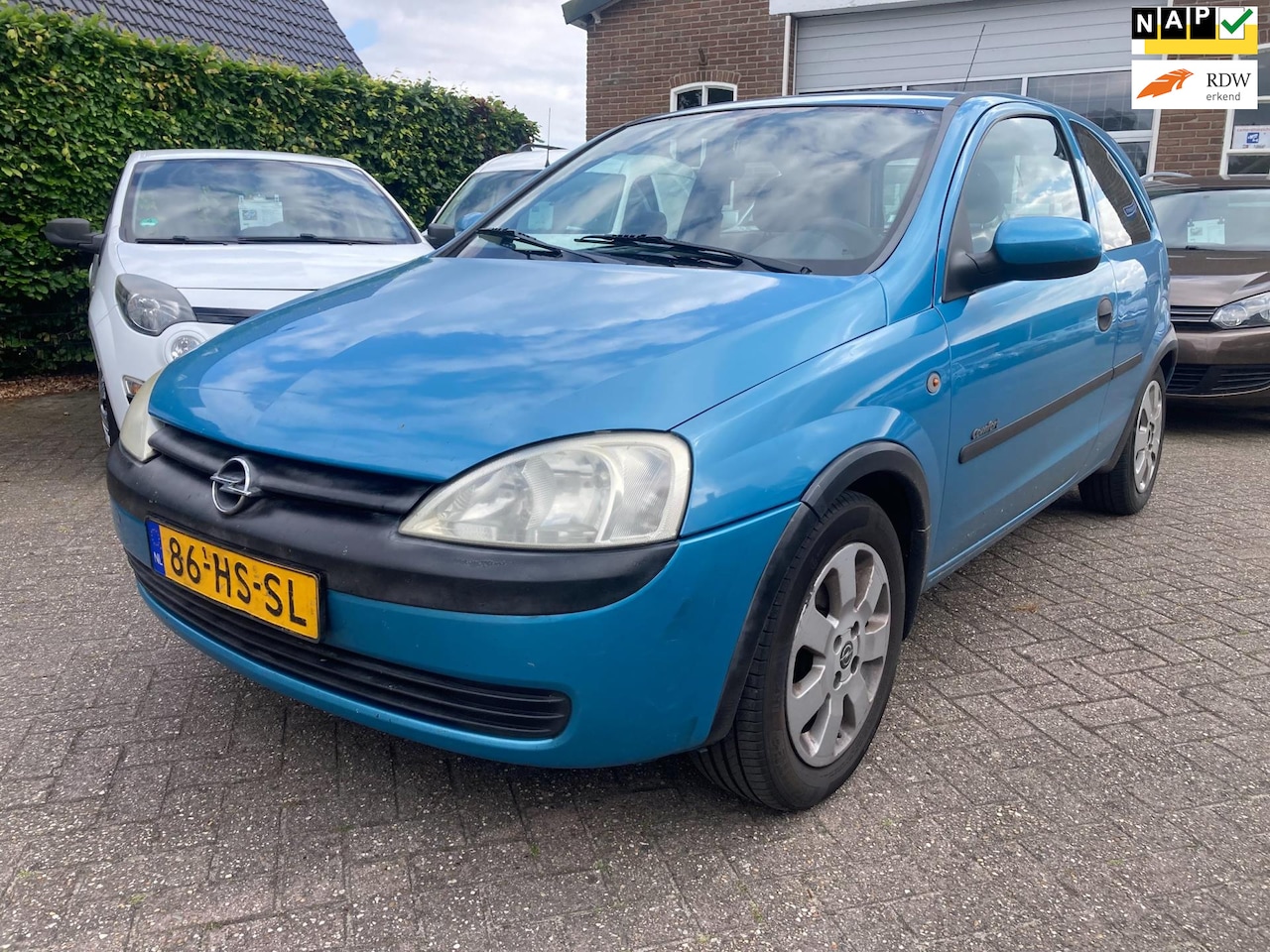 Opel Corsa - 1.2-16V Comfort Bj 2001 Elektrische ramen trekhaak, Inruil is mogelijk - AutoWereld.nl
