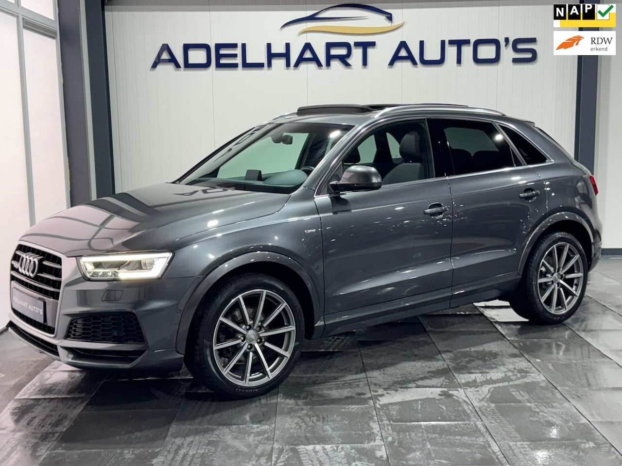 Audi Q3 - 2.0 TFSI quattro 3 X S Line Automaat / Panorama dak / Navigatie full map / full option - AutoWereld.nl