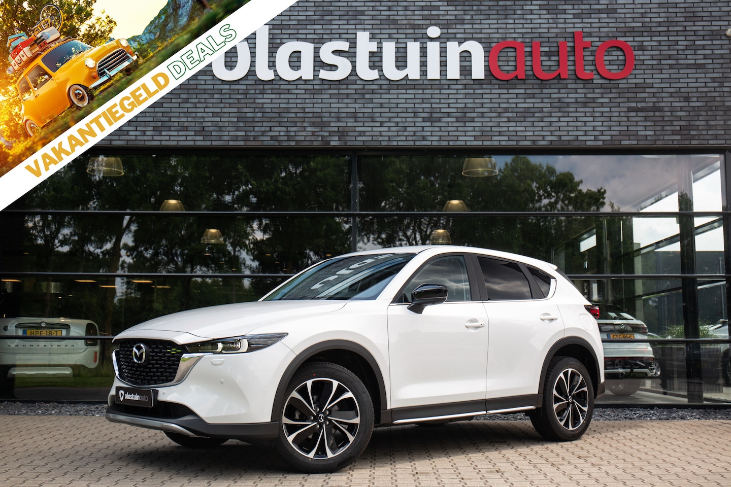 Mazda CX-5 - 2.0 e-SkyActiv-G M Hybrid 165 Newground 2.0 e-SkyActiv-G M Hybrid 165 Newground , HUD, Carplay, 360°camera, - AutoWereld.nl