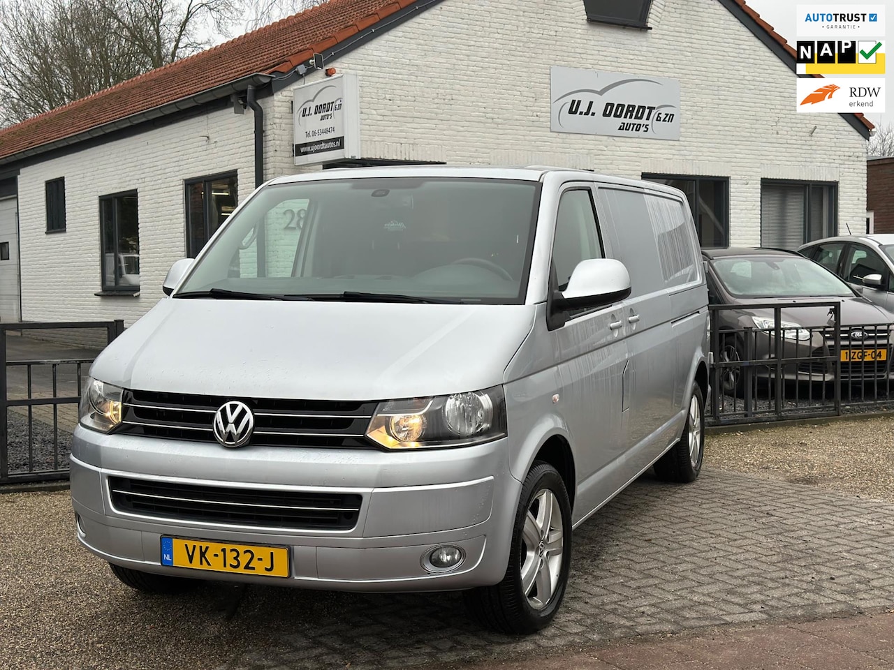 Volkswagen Transporter - 2.0 TDI L2H1 DC Comfortline automaat ! Airco! - AutoWereld.nl