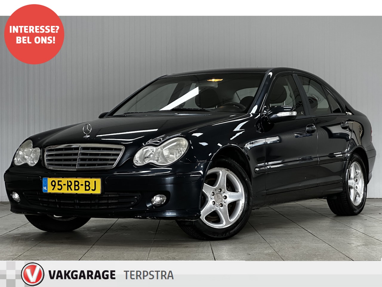 Mercedes-Benz C-klasse - 180 K. Classic/ 15''LMV/ Clima/ Cruise/ Elek. pakket/ Radio-CD/ Armsteun/ Multi. LEDER. St - AutoWereld.nl