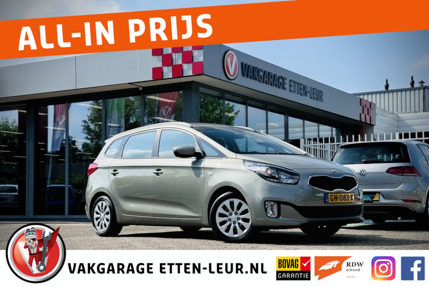 Kia Carens - 1.6 GDi ComfortLine 7 PERSOONS / CAMERA / CLIMA / CRUISE - AutoWereld.nl