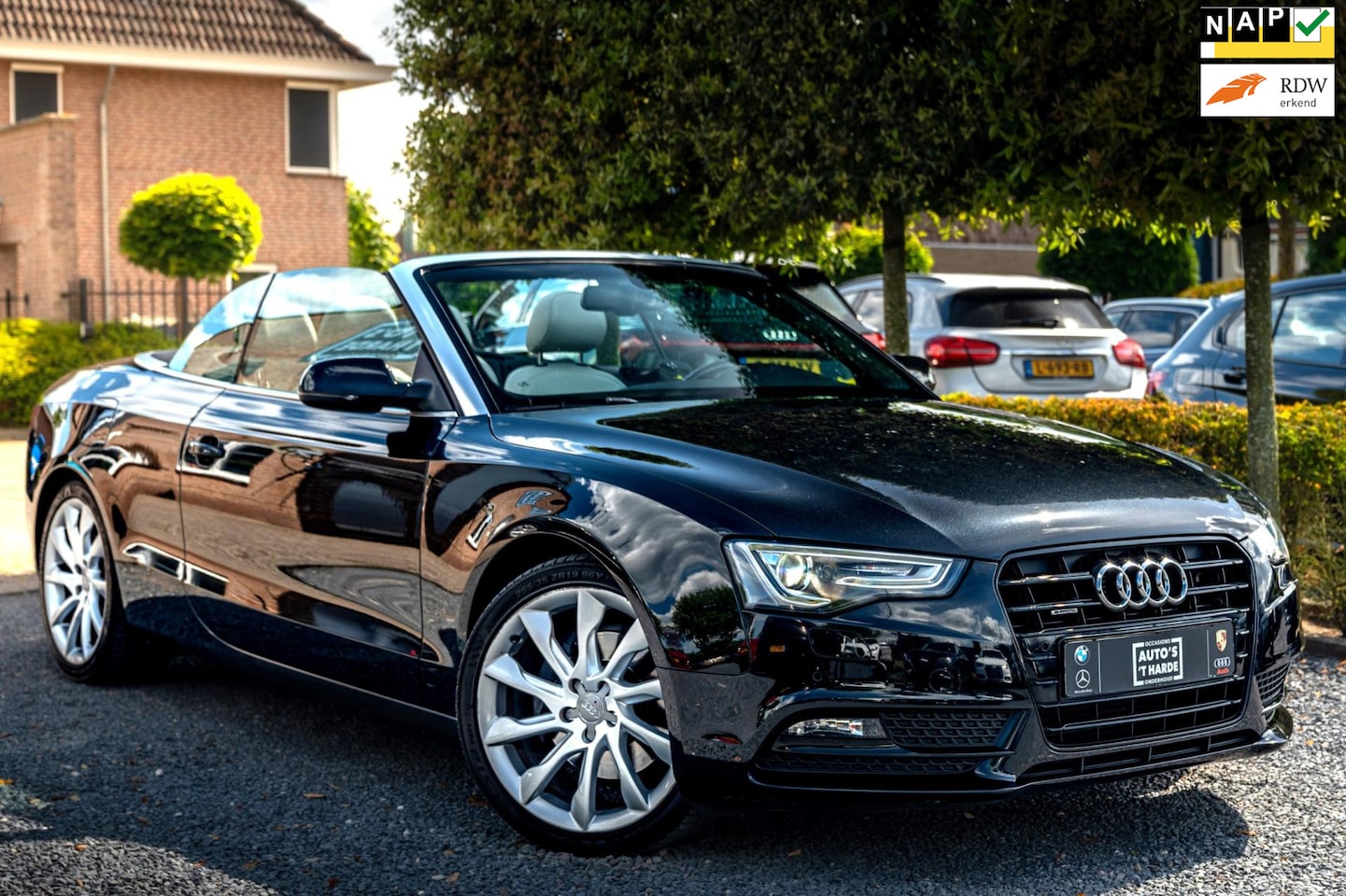 Audi A5 Cabriolet - 2.0 TFSI Quattro Pro Line 211 PK Aut. Xenon Leder Memory PDC 19'' - AutoWereld.nl