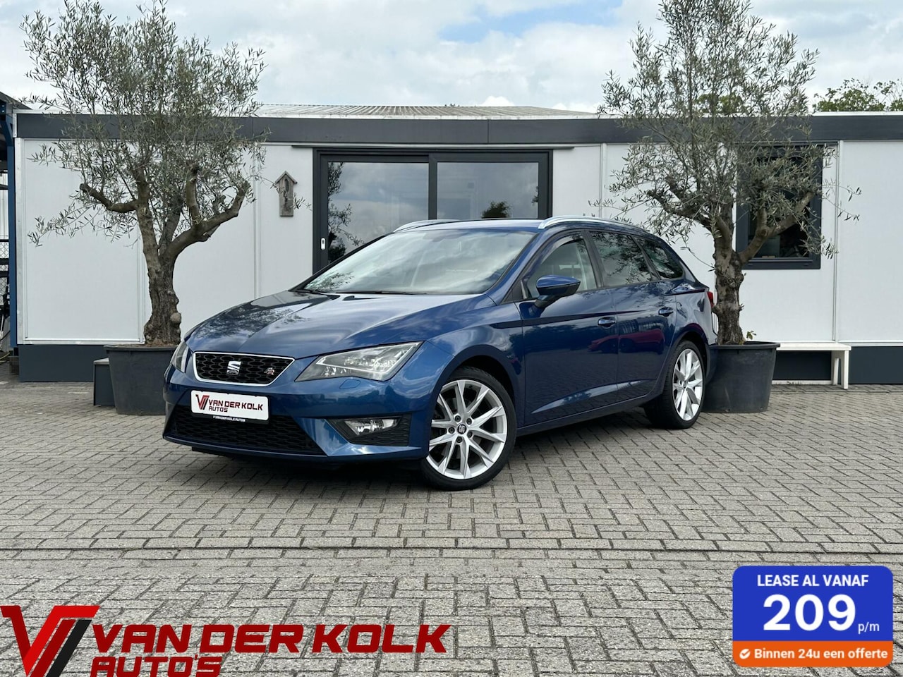 Seat Leon - 1.4 EcoTSI FR Navigatie Climate control Lichtmetalen velgen Trekhaak - AutoWereld.nl