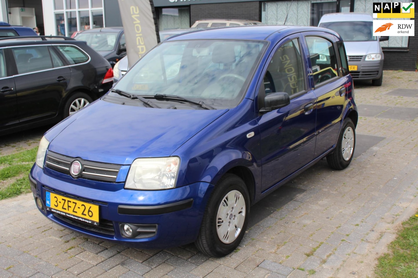 Fiat Panda - 1.2 Emotion Airco Nieuwe APK April 2026! Elec. ramen C.P.V NAP - AutoWereld.nl