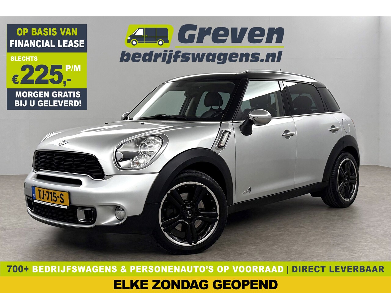 MINI Countryman - Cooper 1.6 Cooper S ALL4 Chili 184PK Airco Cruise LED harman/kardon Leder 18"LMV Parkeerse - AutoWereld.nl