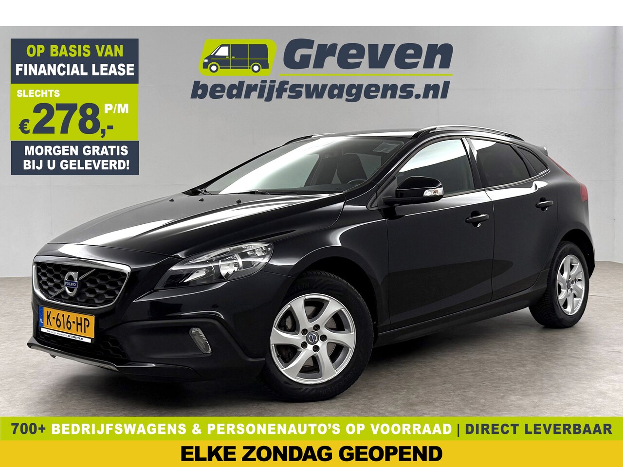 Volvo V40 Cross Country - 1.6 T4 180PK Airco Cruise Navigatie Parkeersensoren 16"LMV - AutoWereld.nl