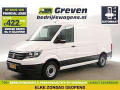 Volkswagen Crafter - 35 2.0 TDI L3H2 141PK DSG Automaat Airco Camera Carplay Cruise Navigatie 3 Persoons Elektr