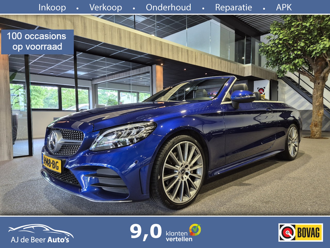 Mercedes-Benz C-klasse Cabrio - 200 Advantage Pack AMG | Facelift | Camera | Nekverwarming | Stoelverwarming - AutoWereld.nl