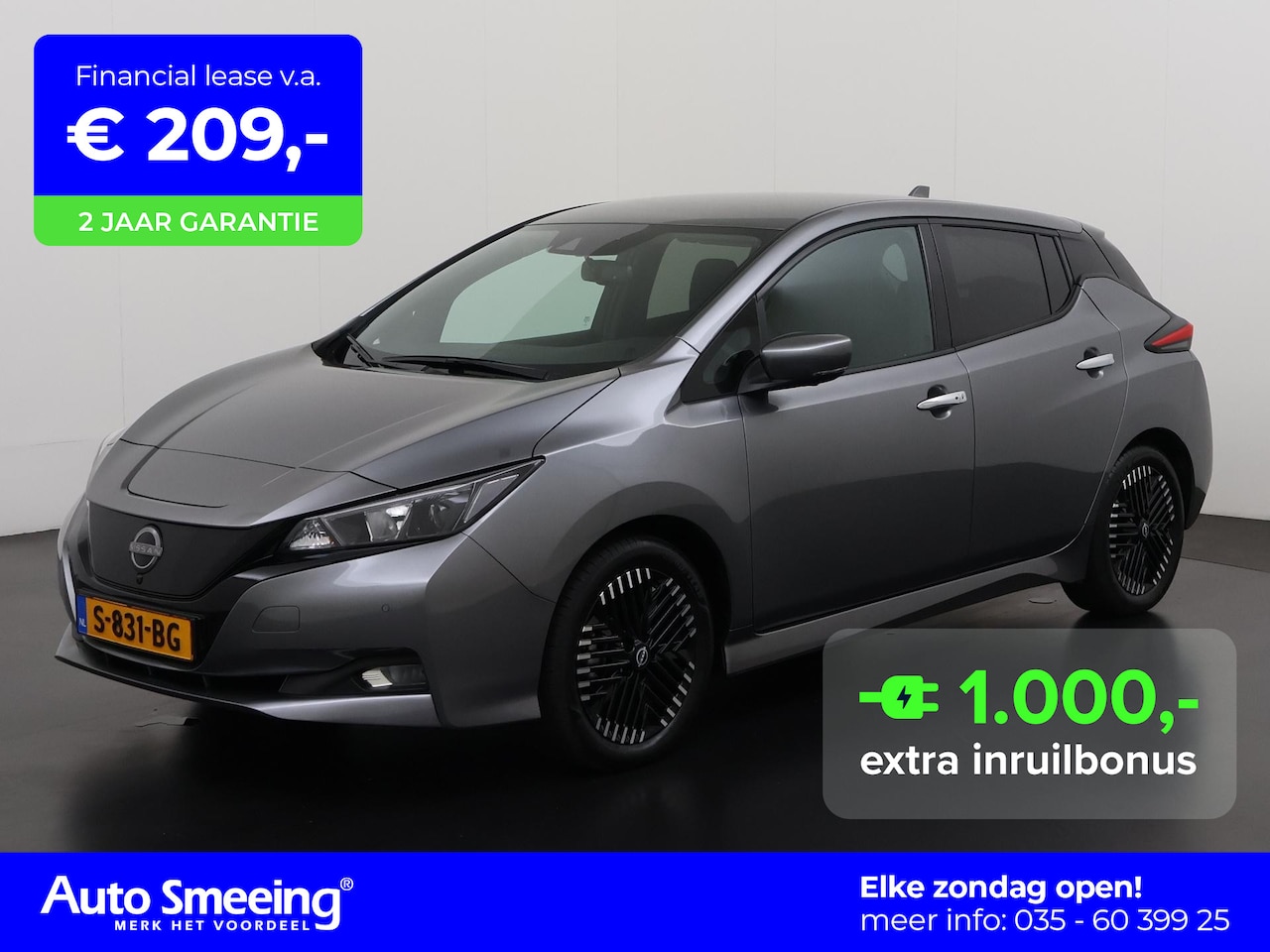 Nissan LEAF - N-Connecta 40 kWh | 360 Camera | Blind spot | Adaptive cruise | Zondag Open! - AutoWereld.nl