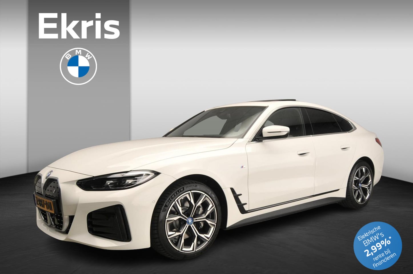 BMW i4 - Gran Coupe eDrive35 | M-Sportpakket | LED | Leder | HUD | Schuifdak | Sportstoelen | DAB | - AutoWereld.nl