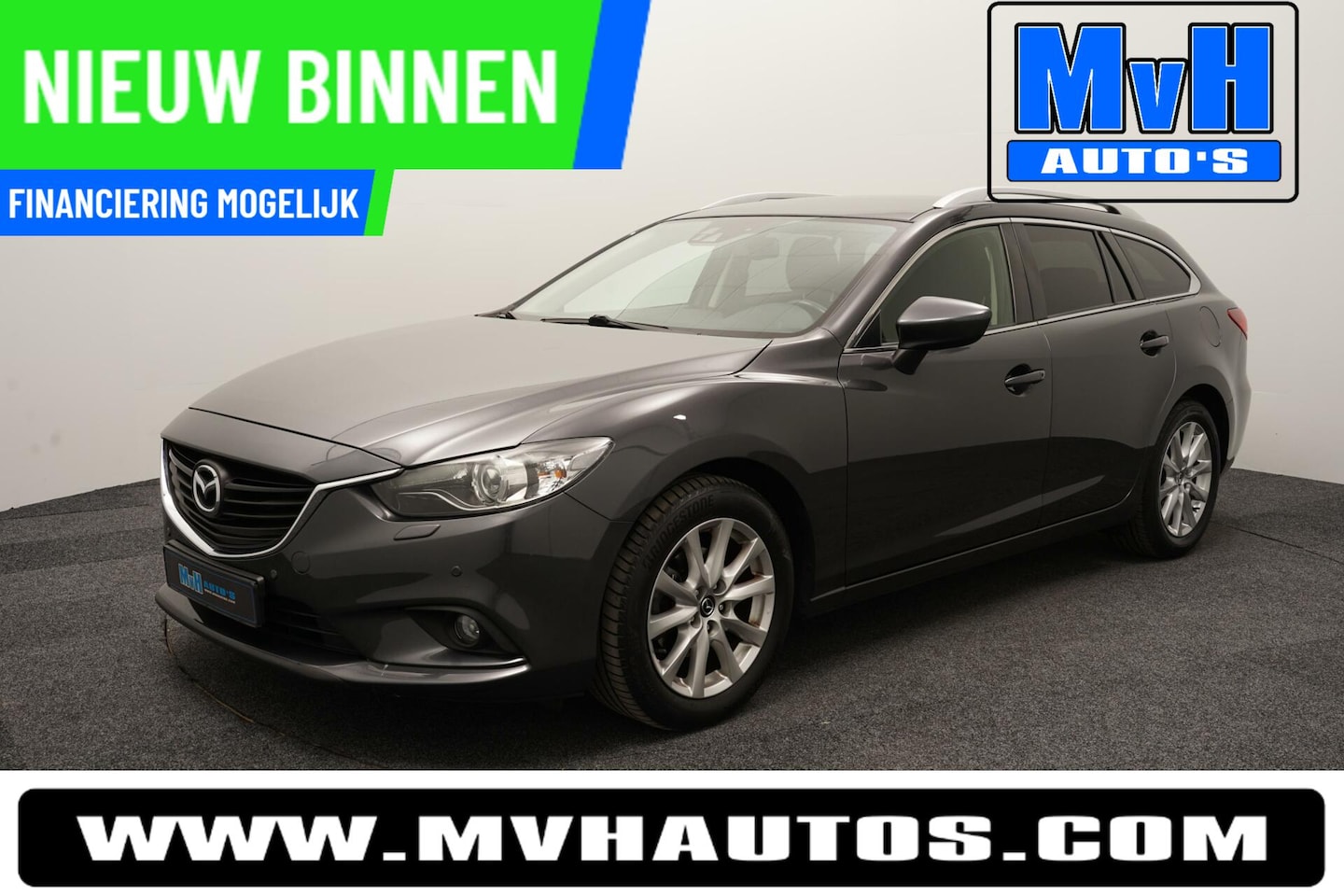 Mazda 6 Sportbreak - 2.0 HP TS+ Lease Pack|XENON|TREKH|CRUISE - AutoWereld.nl