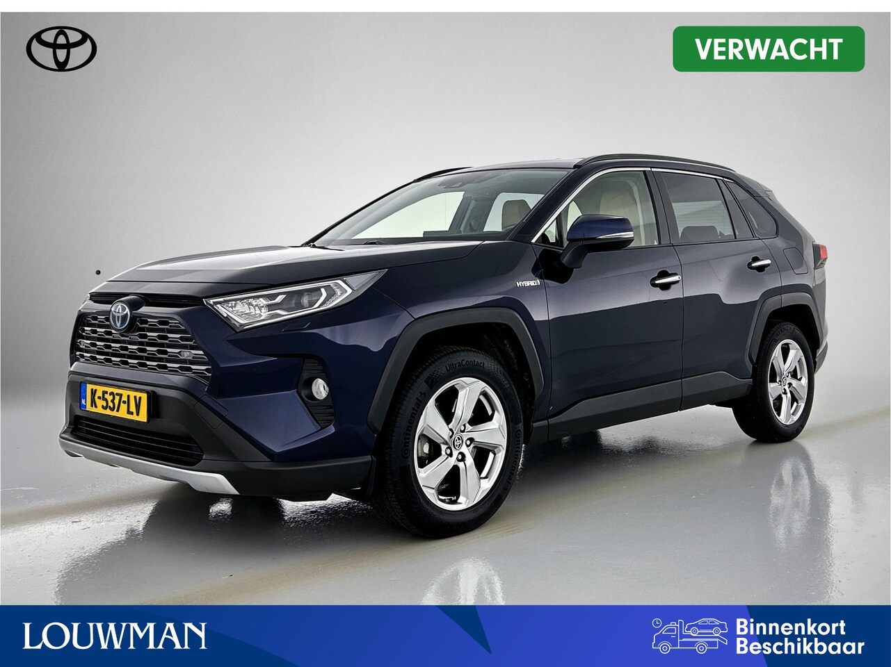 Toyota RAV4 - 2.5 Hybrid AWD Executive | 1.650 KG Trekgewicht | Beige Leder | Trekhaak | Memory Seat | S - AutoWereld.nl