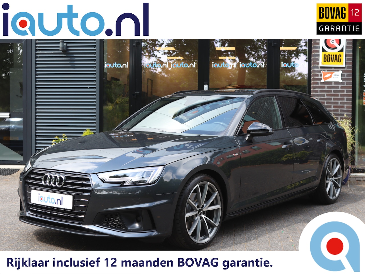 Audi A4 Avant - 40 TFSI S line black edition LED/Leder/Virtual Cockpit/Keyless/Navi Plus/Elek. klep/ACC/19 - AutoWereld.nl