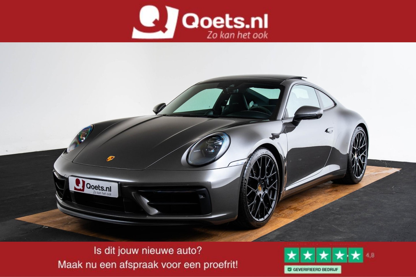 Porsche 911 - 3.0 Carrera 4 GTS Glazen Schuifdak - Burmester - Surround View - Adaptieve sportstoelen Pl - AutoWereld.nl