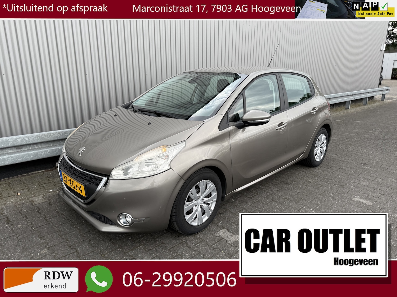 Peugeot 208 - 1.4 Vti Active 1.4 VTi Active 5-Drs, 68Dkm.NAP!  Navi, CC, PDC, nw. APK – Inruil Mogelijk – - AutoWereld.nl