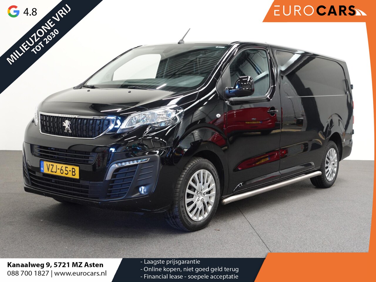 Peugeot Expert - 2.0 BlueHDI 145PK L3 Airco Bluetooth Cruise Control Trekhaak Sidebars - AutoWereld.nl