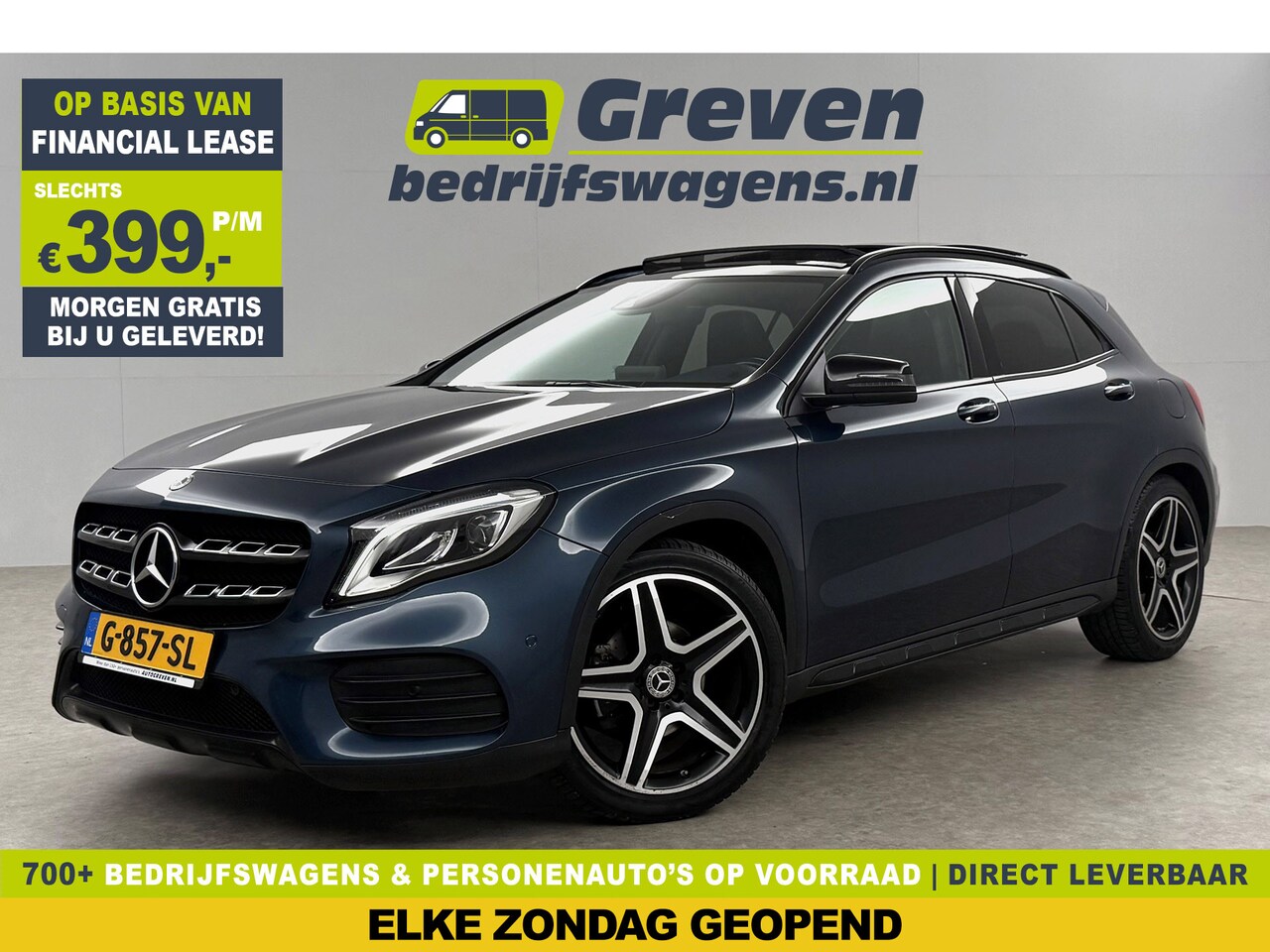 Mercedes-Benz GLA-Klasse - 180 AMG Limited Pano Camera LED Trekhaak Clima Cruise Navi PDC 19''LMV - AutoWereld.nl