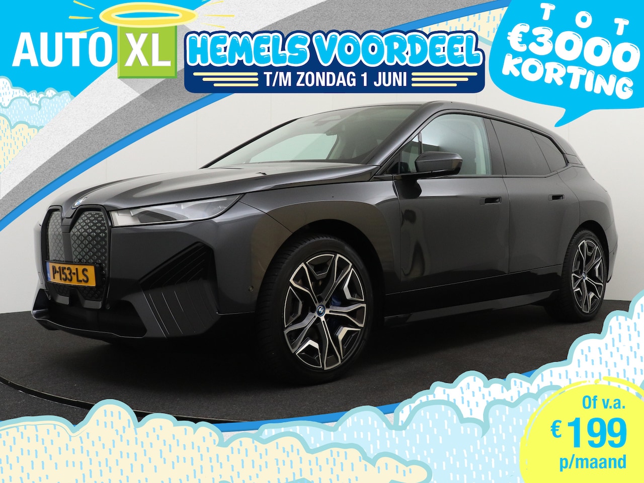 BMW iX - xDrive40 Executive 77 kWh M-Sport Dodehoek Camera Leer - AutoWereld.nl
