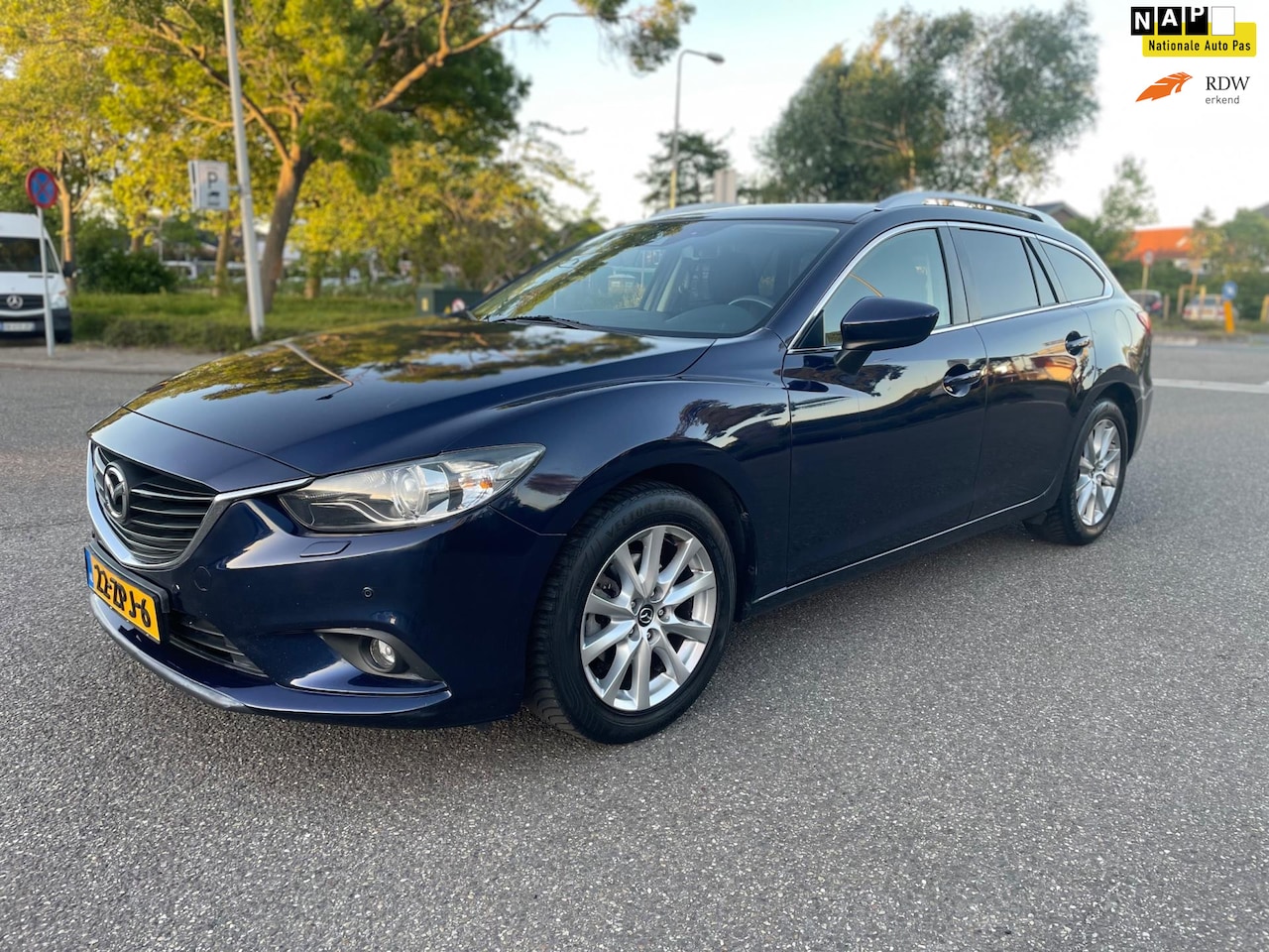 Mazda 6 Sportbreak - 2.0 TS+ Lease Pack / airco / cruise.control / navigatie / elek.pakket / lmv / nap.... - AutoWereld.nl