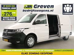 Volkswagen Transporter - 2.0 TDI L2H1 Airco Cruise Carplay 2xSchuifdeur Navigatie PDC 3 Persoons Elektrpakket