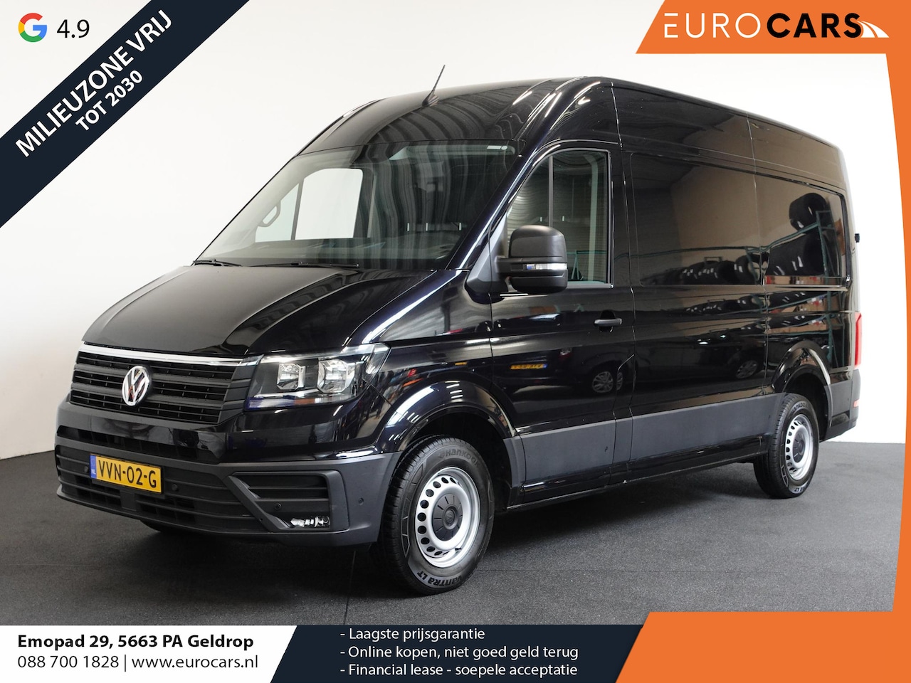 Volkswagen Crafter - 2.0 TDI 177pk Automaat L3H3 / L2H2 Highline Airco App-connect ACC Camera Trekhaak - AutoWereld.nl