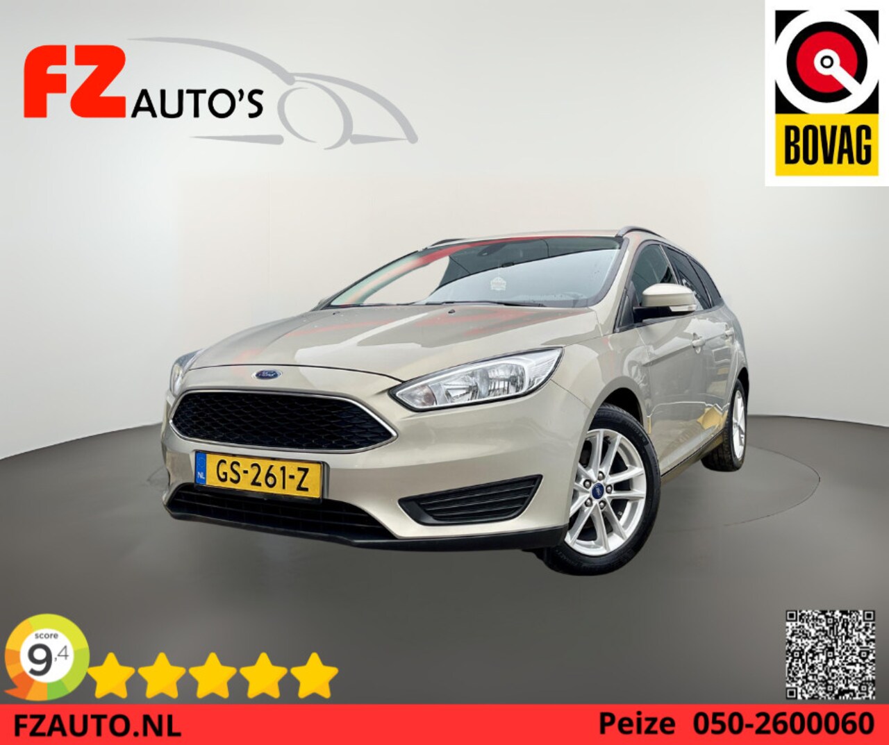 Ford Focus Wagon - 1.0 Trend Edition - Nieuwe distributieriem - Navigatie - Trekhaak - Lichtmetalen velgen - AutoWereld.nl