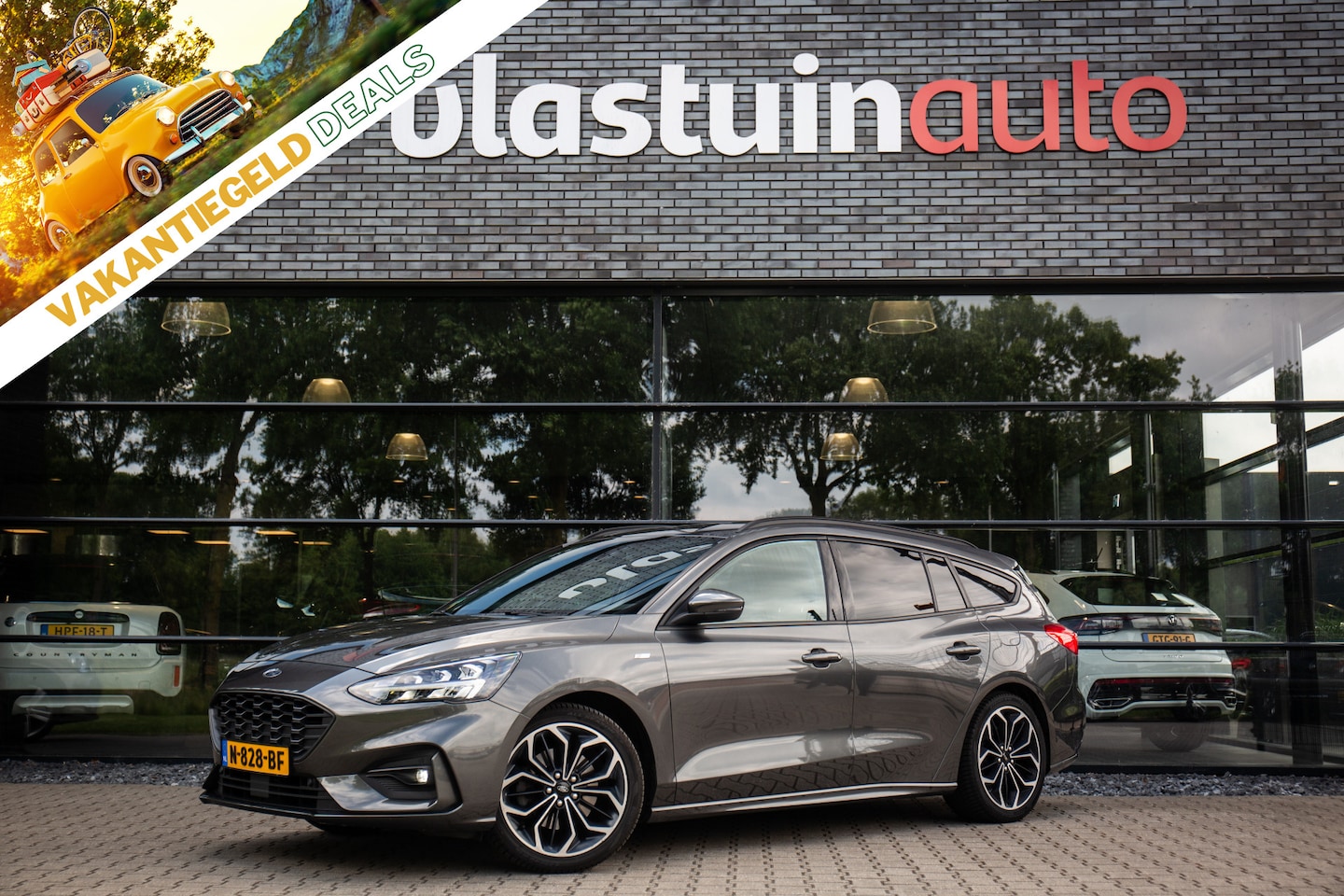 Ford Focus Wagon - 1.5 EcoBoost ST line , Trekhaak, Stoel/stuurverwarming, Verwarmde voorruit, - AutoWereld.nl