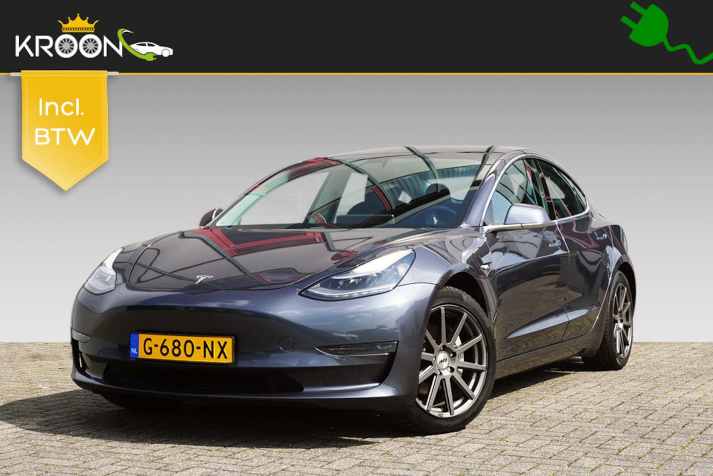 Tesla Model 3 - Long Range RWD Long Range AWD 75kWh SOH 88% Autopilot - AutoWereld.nl