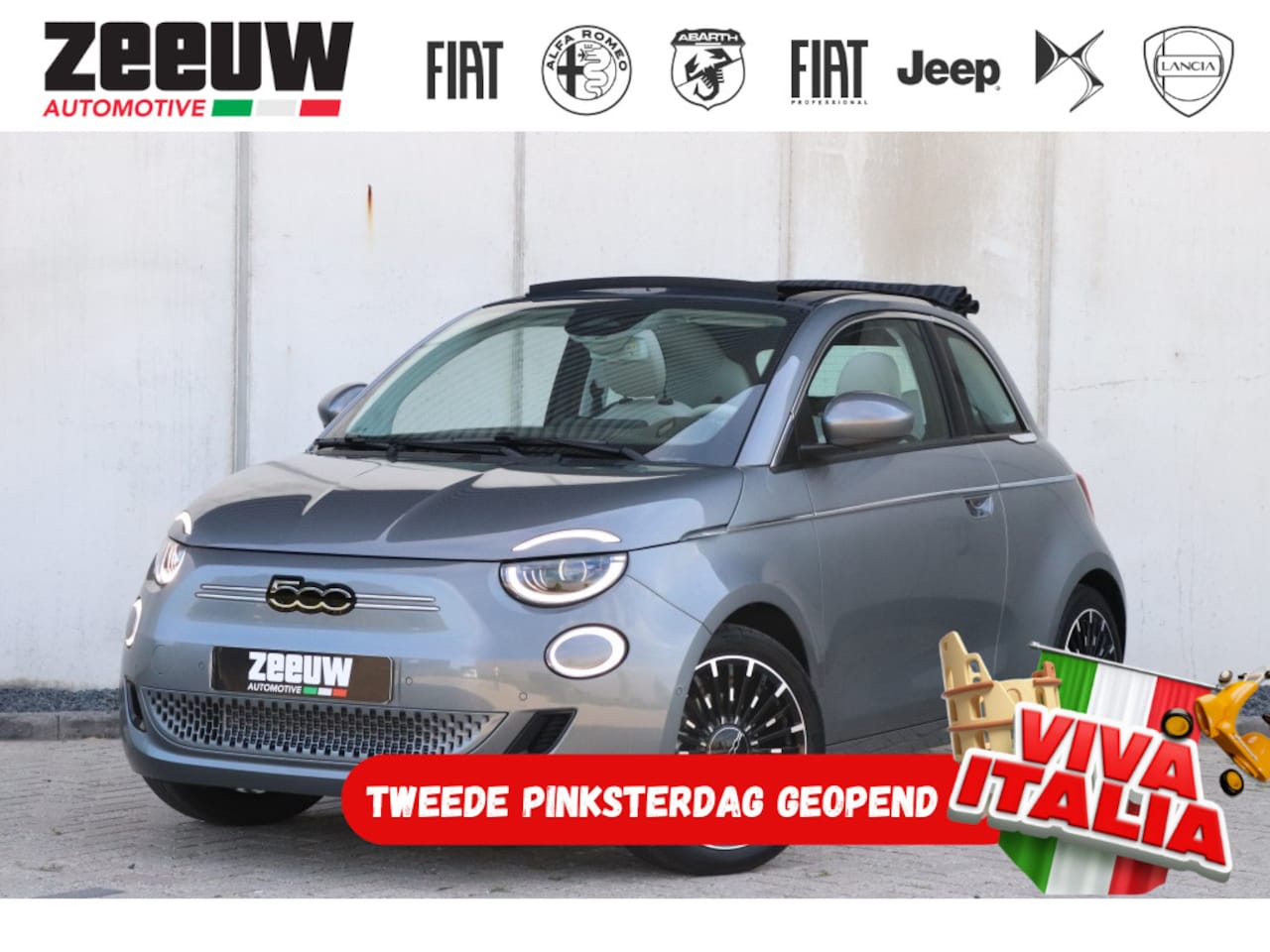 Fiat 500 C - La Prima 42 kWh | Technology | Winter | BTW | 17" - AutoWereld.nl