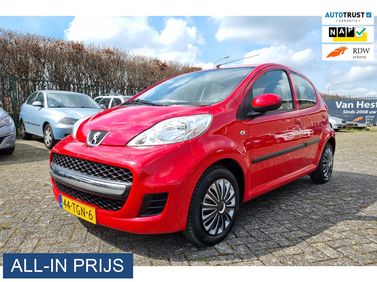 Peugeot 107 - 1.0-12V XS ✅5-DEURS ✅AIRCO ✅NIEUWE APK - AutoWereld.nl