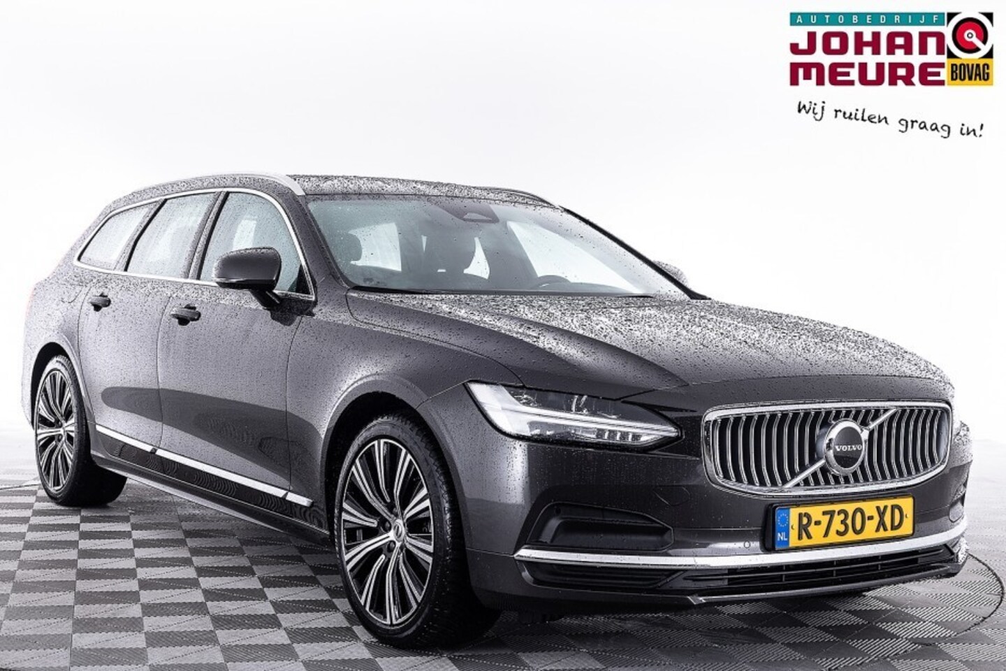 Volvo V90 - B5 Plus Bright | LEDER ✅ 1e Eigenaar *2e Pinksterdag OPEN v.a 11u tot 17u* - AutoWereld.nl