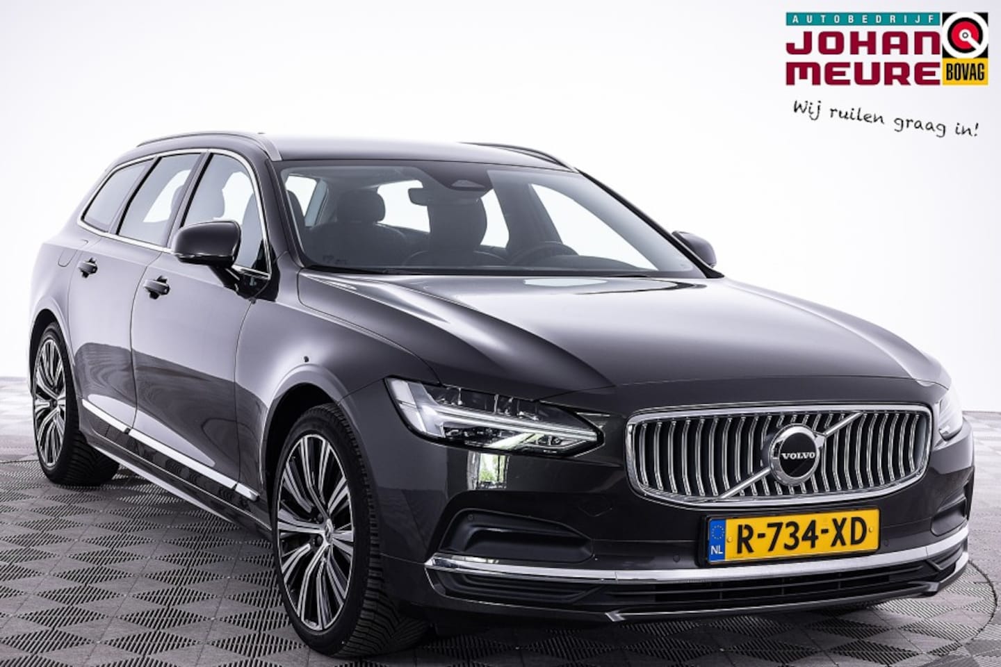Volvo V90 - B5 Plus Bright | LEDER | Camera | Trekhaak ✅ 1e Eigenaar *2e Pinksterdag OPEN v.a 11u tot - AutoWereld.nl