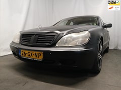 Mercedes-Benz S-klasse - 500 - Leder - Clima - Cruise - Radio - Schade