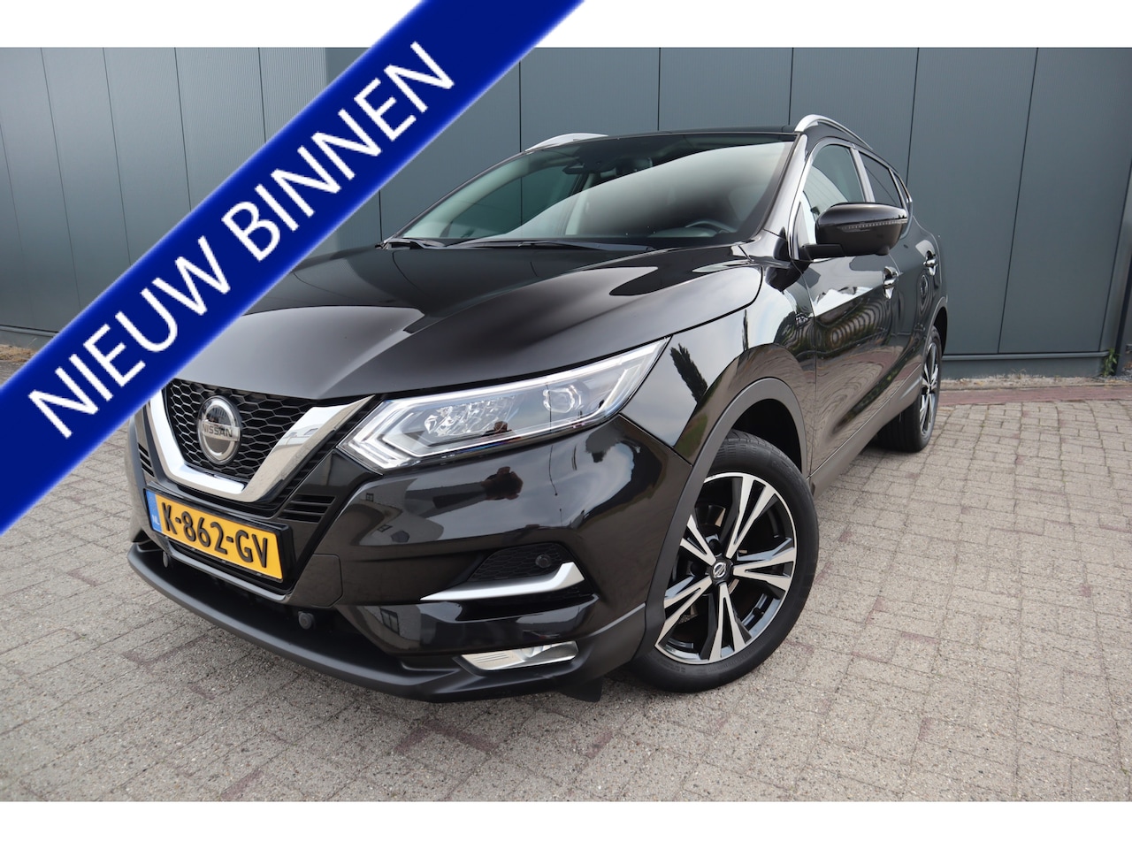 Nissan Qashqai - 1.3 DIG-T Tekna + Automaat Panoramadak 360 graden camera  Line assist  Etc. Etc. - AutoWereld.nl
