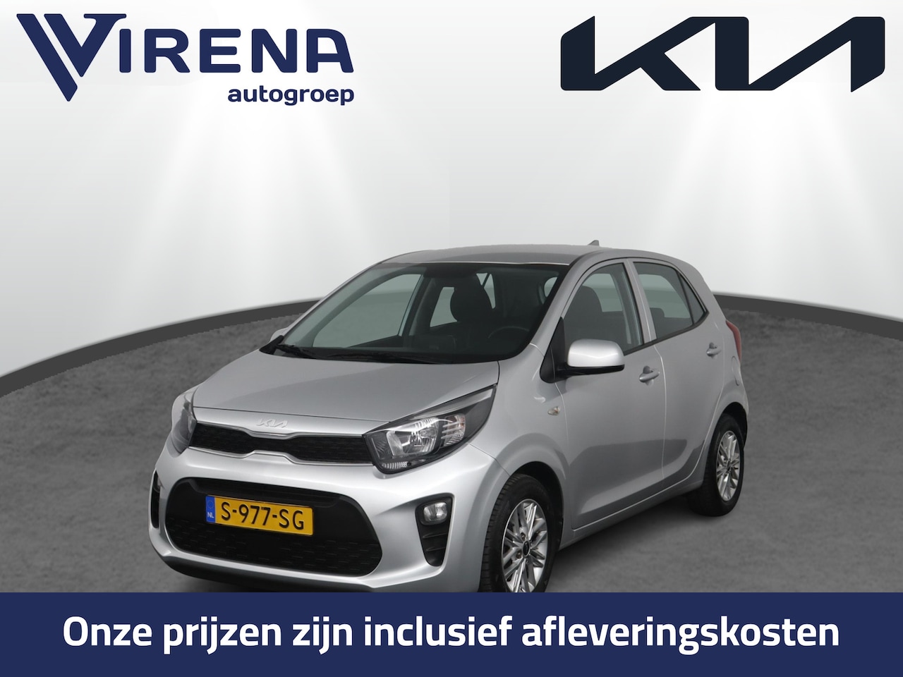 Kia Picanto - 1.0 DPi DynamicLine Navigatie via Apple Carplay/Android Auto - Cruise control - Airco - Ca - AutoWereld.nl