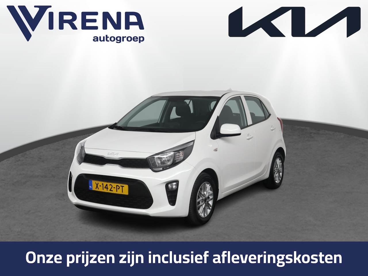 Kia Picanto - 1.0 DPi DynamicLine - Airco -  Android/Apple Carplay - Cruise Control - Lichtmetalen Velge - AutoWereld.nl