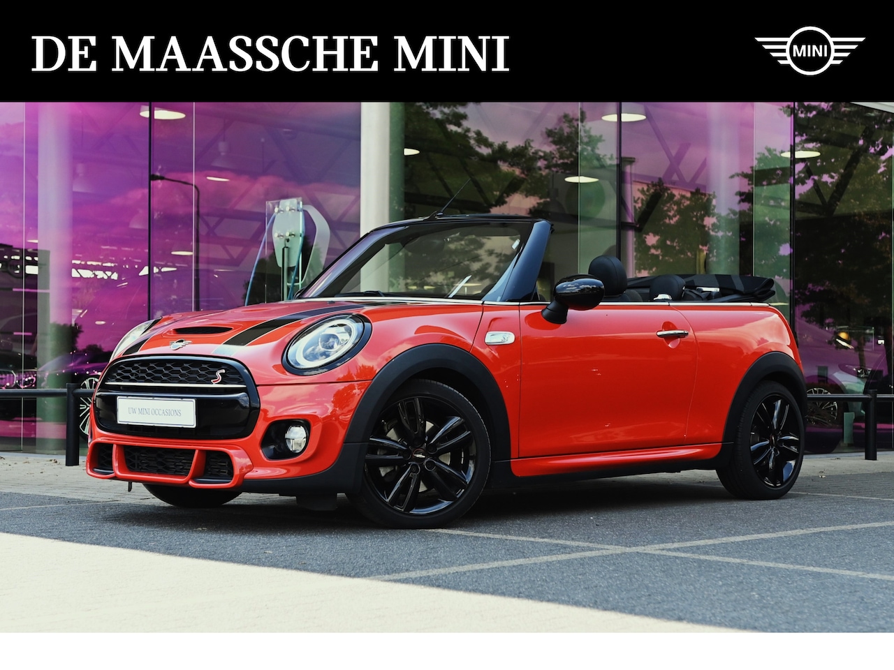 MINI Cabrio - Cooper S Knightsbridge Edition Automaat / JCW Pakket / Stoelverwarming / Navigatie / Comfo - AutoWereld.nl