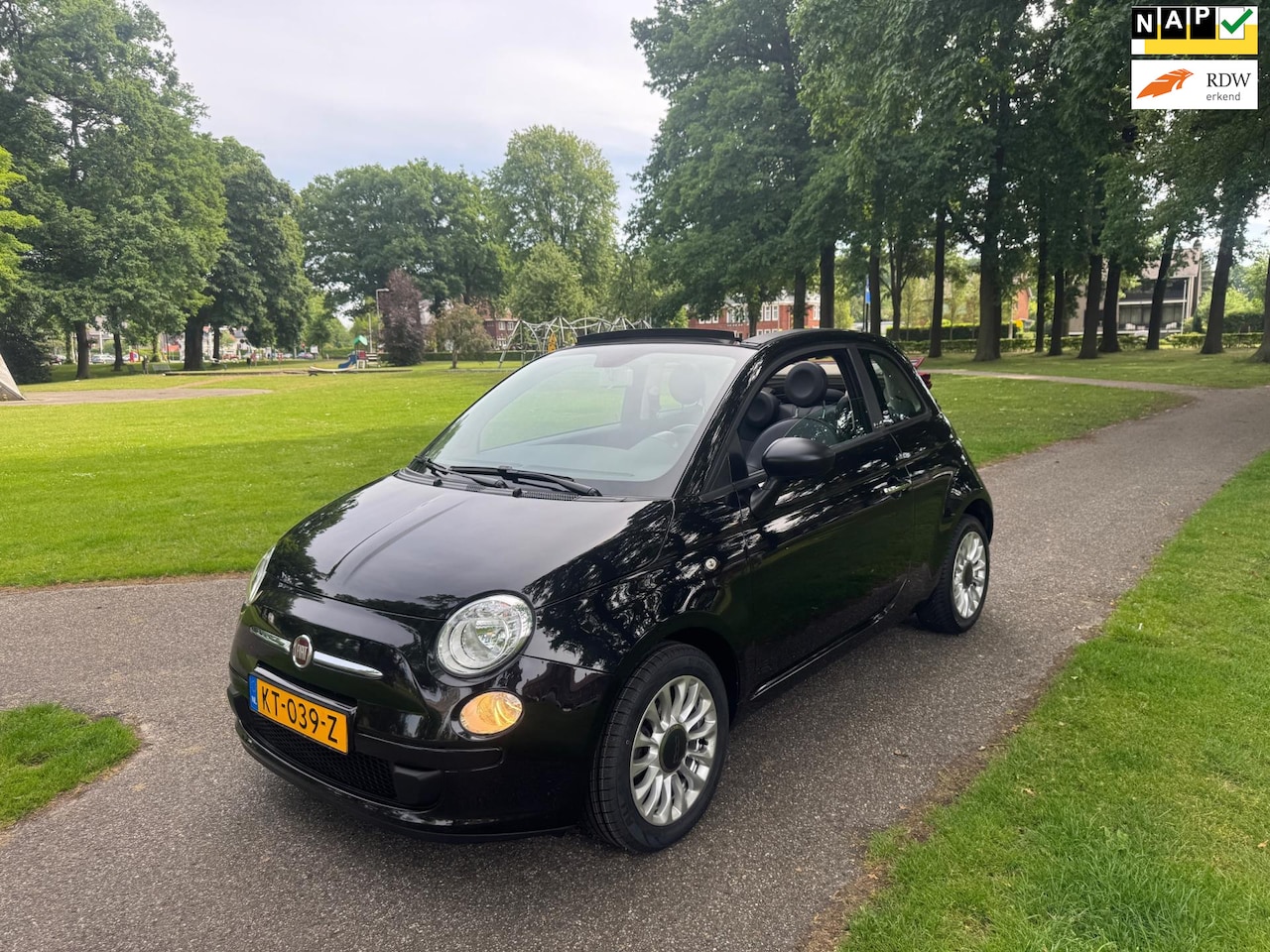 Fiat 500 C - 1.2 Lounge cabrio 2013 4 cilinder nette auto - AutoWereld.nl