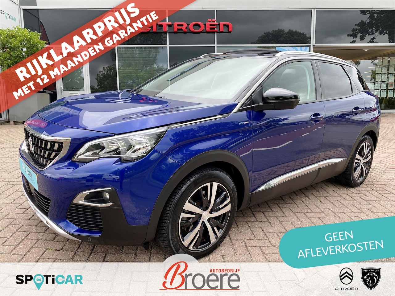 Peugeot 3008 - Hybrid 225pk e-EAT Allure | panoramadak, trekhaak, 18 inch velgen, adaptive cruise, keyles - AutoWereld.nl