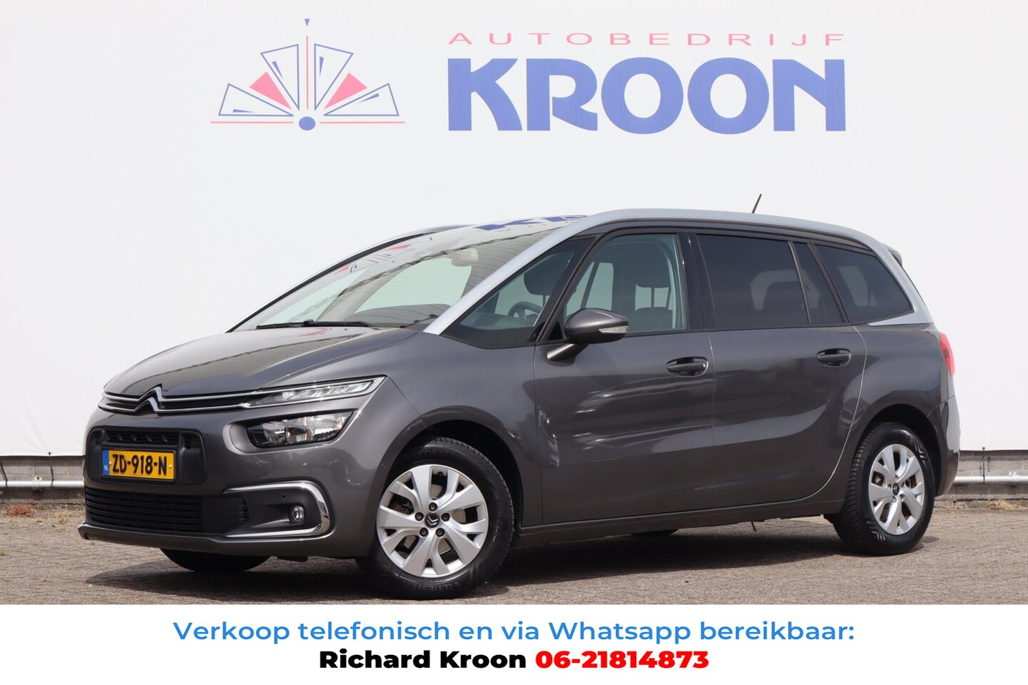 Citroën Grand C4 SpaceTourer - 1.2 PureTech Feel 1.2 PureTech Feel, 7 Persoons, Trekhaak. - AutoWereld.nl