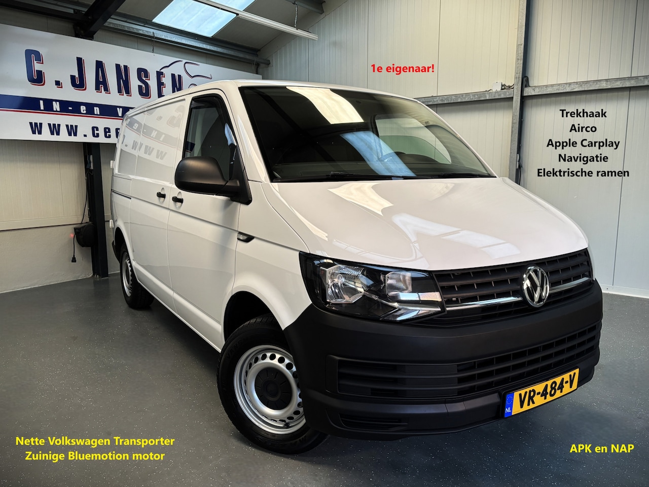 Volkswagen Transporter - 2.0 TDI L1H1 Economy - 1e eigenaar! - AutoWereld.nl