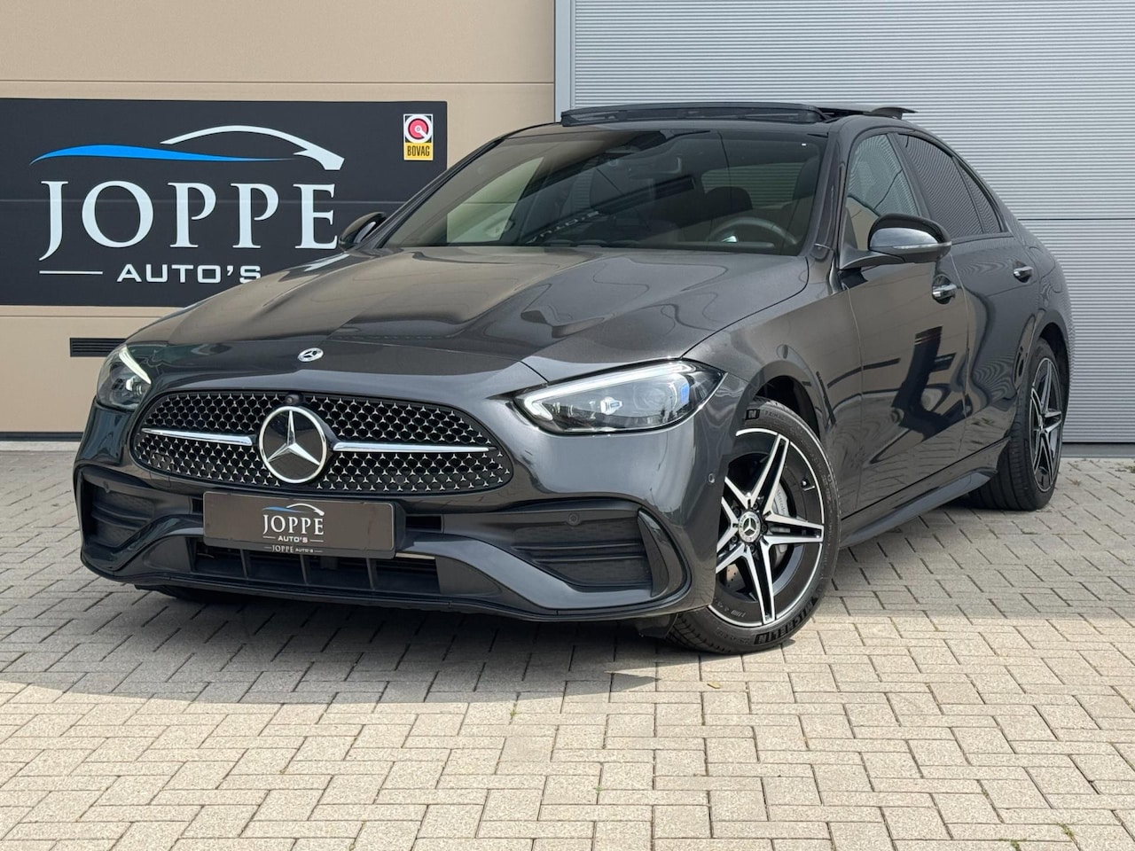 Mercedes-Benz C-klasse - 300 e |AMG Line|Pano|Night|DigiLicht||Elek.trek|360|Headup|Leder|Sfeer|Carbon - AutoWereld.nl