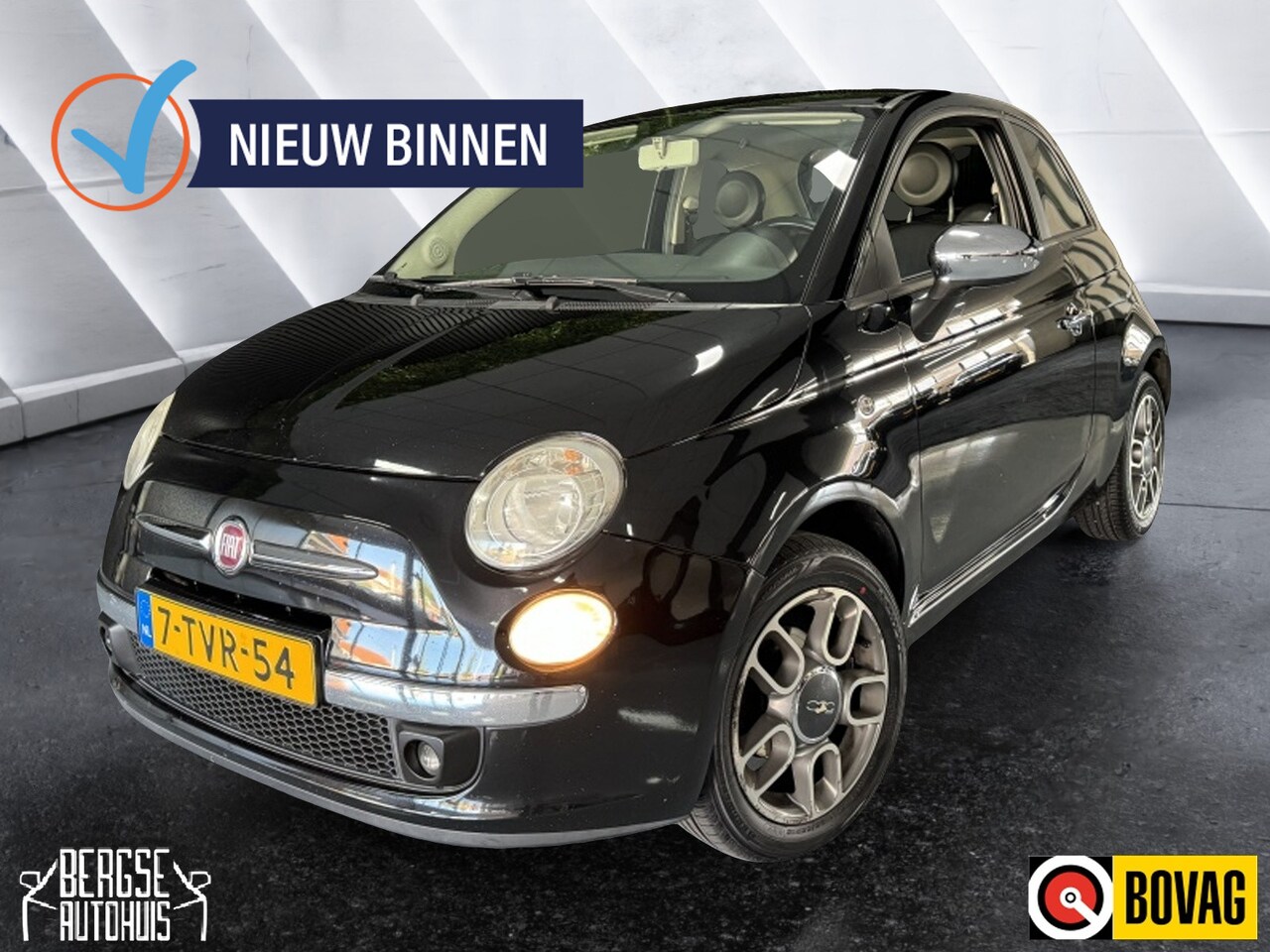 Fiat 500 - 1.2 Lounge Airco Lmv Usb Leer - AutoWereld.nl