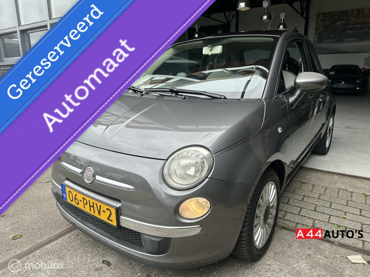 Fiat 500 - 1.2 Lounge*NL AUTO NAP✅*AUTOMAAT*SLECHTS 79122 KM ! - AutoWereld.nl