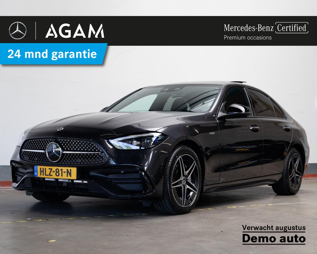 Mercedes-Benz C-klasse - 300 e Business Solution AMG Premium PLUS | Panorama dak | Trekhaak - AutoWereld.nl